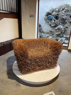 展品《竹签沙发》 展品《竹签沙发》