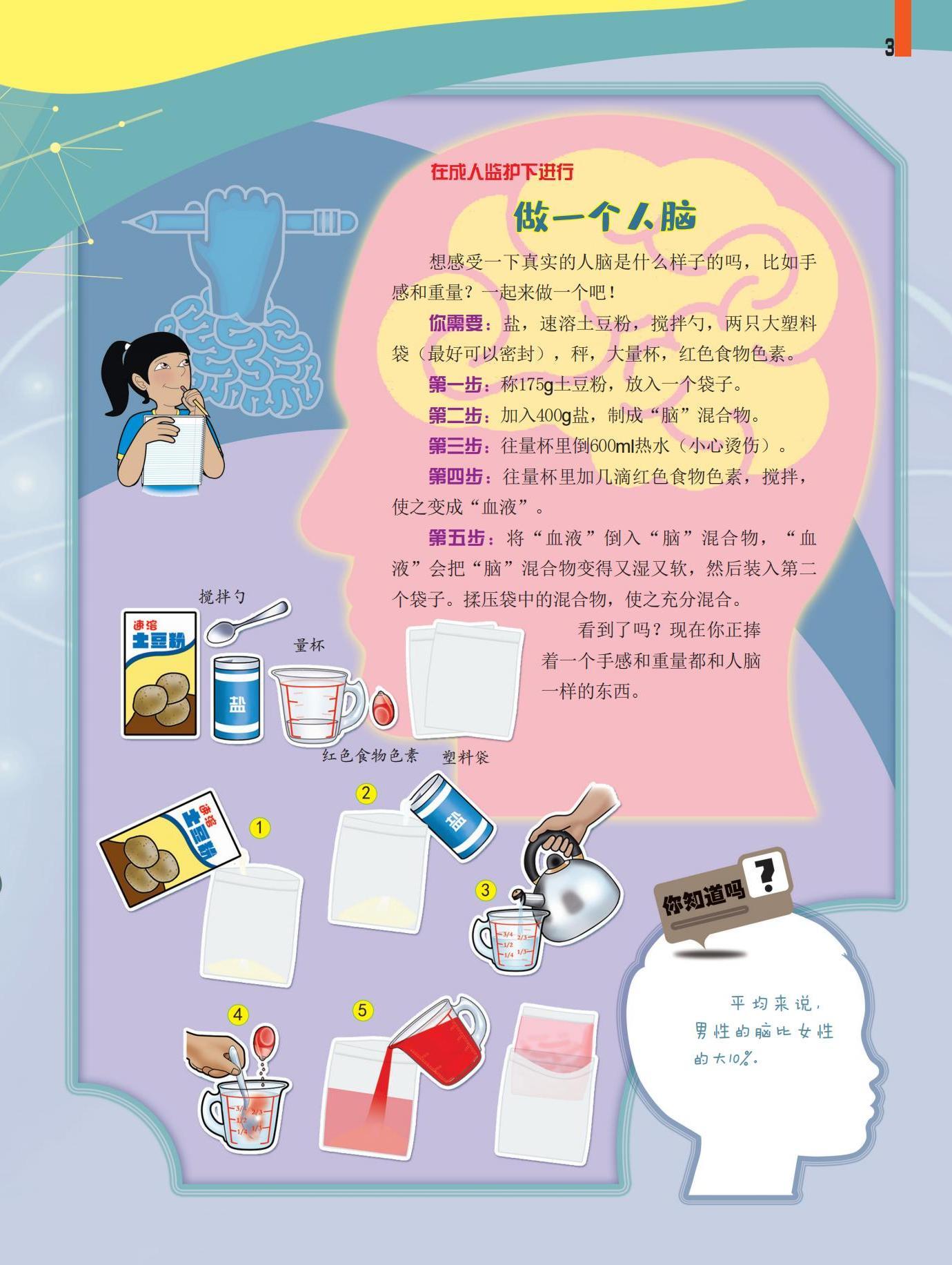 人脑,血液,混合物,重量