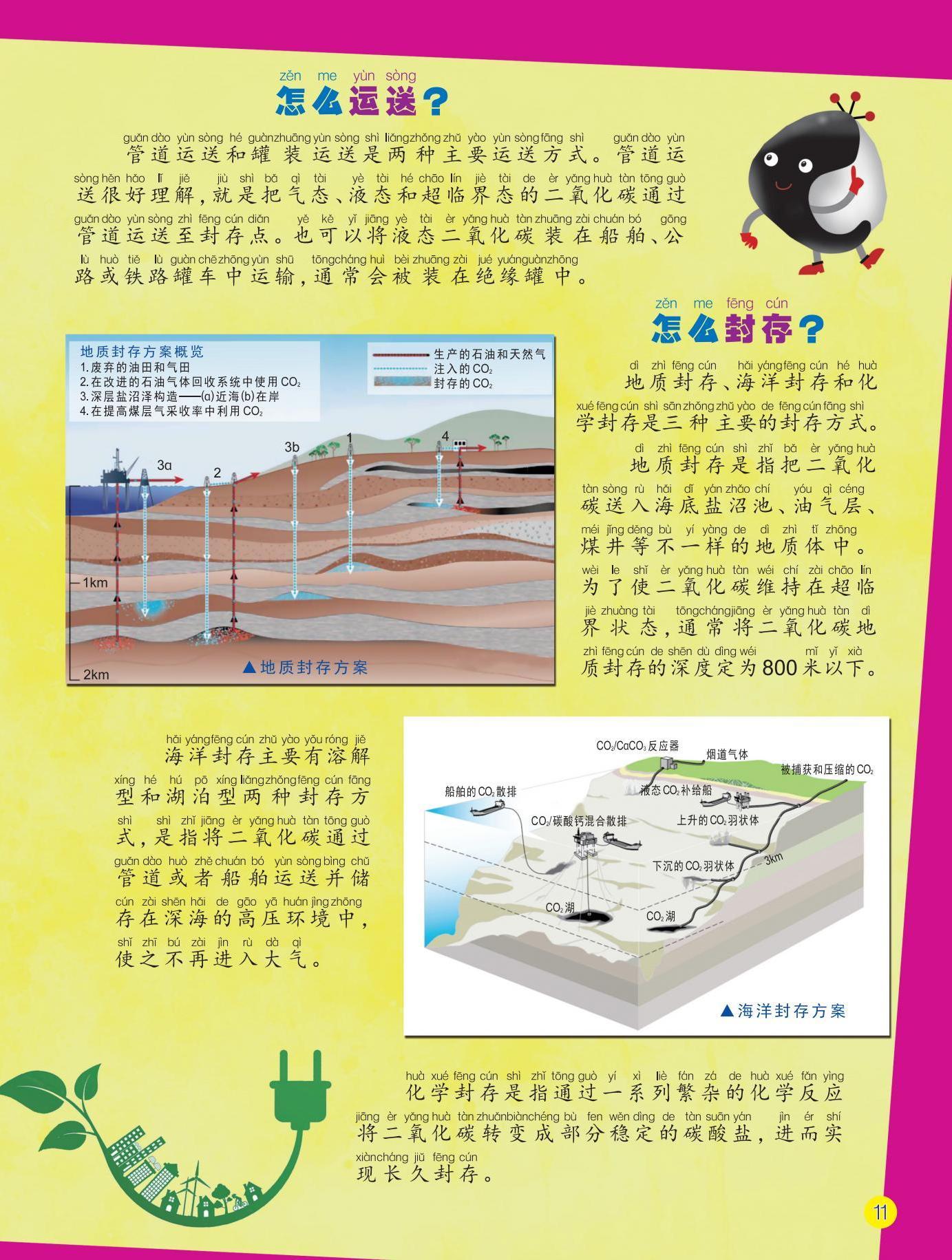 运送,封存,海洋,化学反应