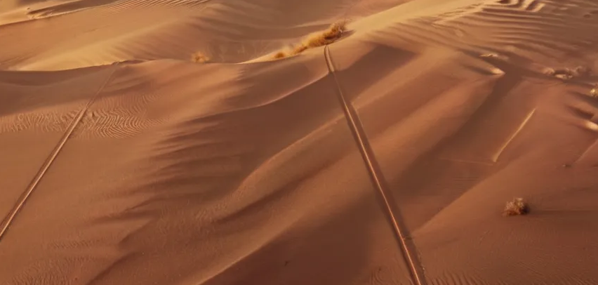 祝融号拍摄巡视区影像