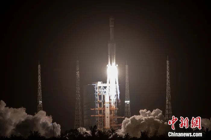 天舟二号发射现场